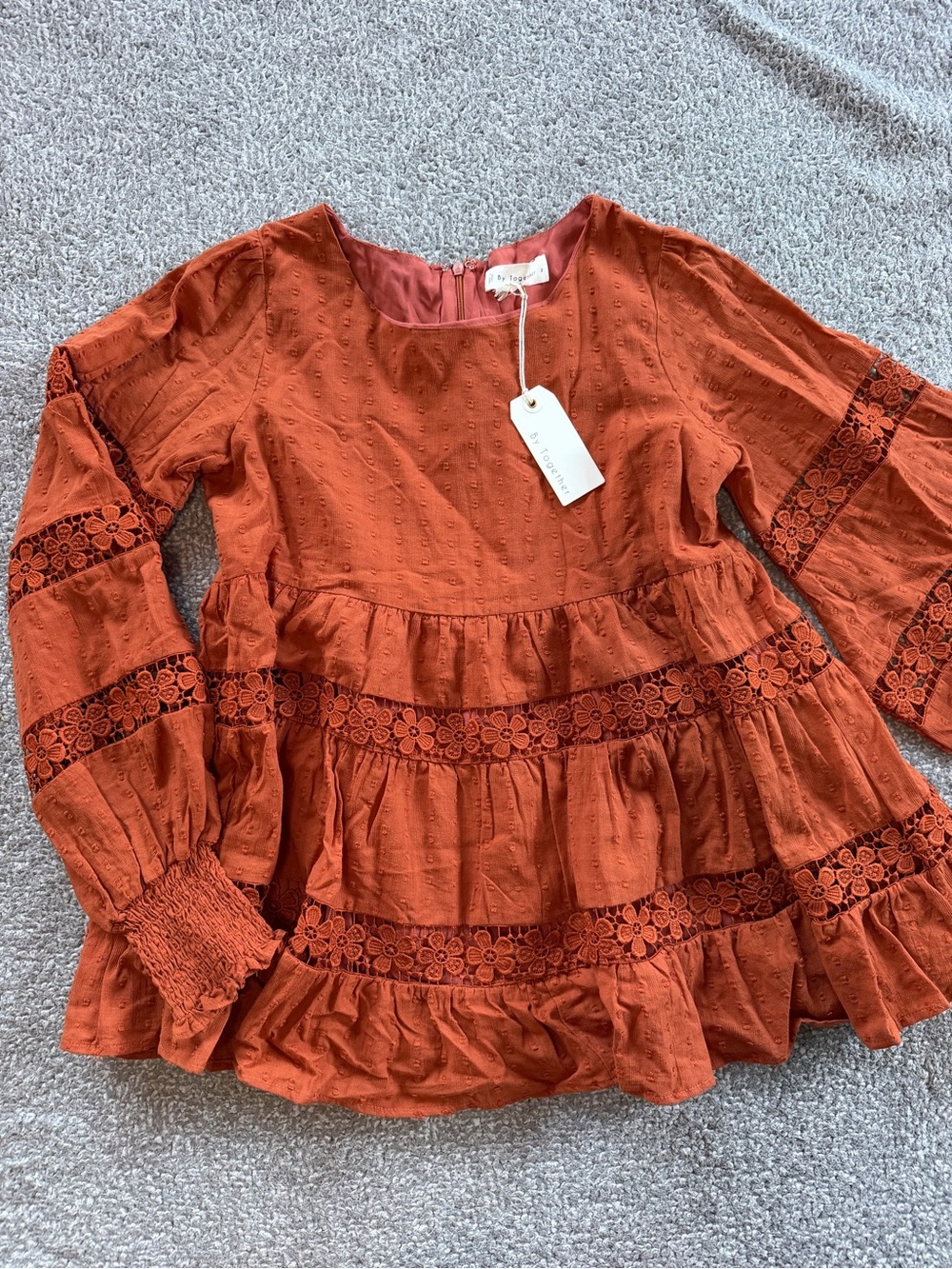 Women’s Boutique By Together Rust Blouse